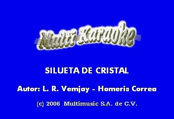 K-Paz de La Sierra - Silueta de cristal (Karaoke)