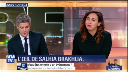 L'oeil de Salhia Brakhlia : Hommage à Johnny Hallyday, caméra embarquée au coeur du cortège.