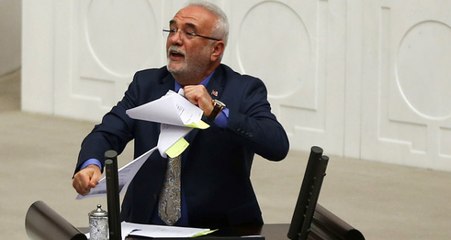 TBMM'de "Dekont" Tartışması! Elitaş, Kılıçdaroğlu'nun Belgelerini Kürsüde Parçaladı