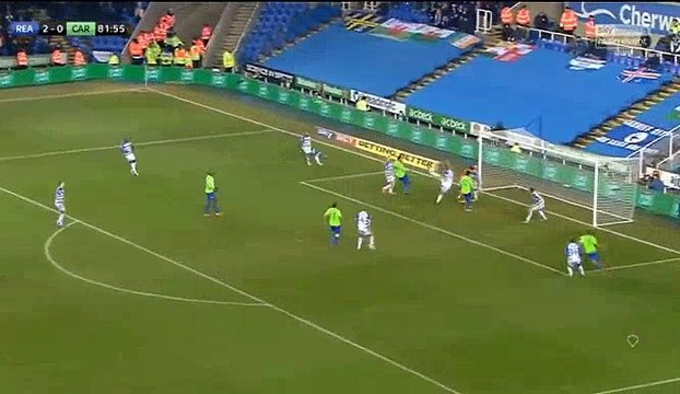 Bennett Goal HD - Reading	2-1	Cardiff 11.12.2017