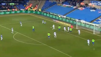 Bennett Goal HD - Reading	2-1	Cardiff 11.12.2017