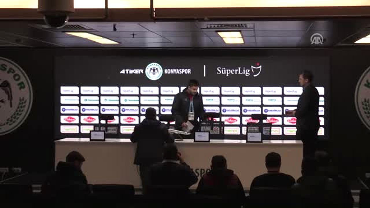 Atiker Konyaspor-Kardemir Karabükspor Maçının Ardından - Popovic ve Özdilek