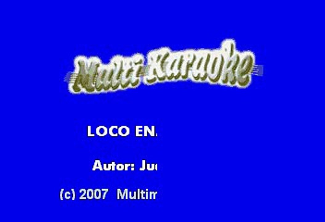 Loco Enamorado - Juan Gabriel (Karaoke)