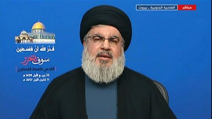 نصر الله يطالب حركات المقاومة بالتوحد لمواجهة إسرائيل