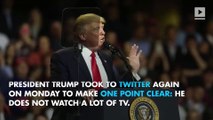Twitter Had a Lot to Say After Trump Denied he Watches 4-8 Hours of TV a Day