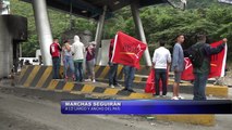 Marchas seguirán a lo largo y ancho del país