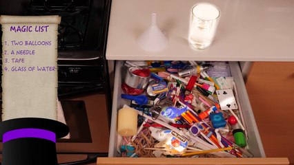 Indestructible Balloon Trick _ Voltron presents JUNK DRAWER MAGIC-V9Qr6syQXKc