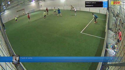 Faute de sacha - Optique Lebrun Vs ENSMA FC  - 11/12/17 19:00 - LIGUE 1 - Poitiers Game Parc