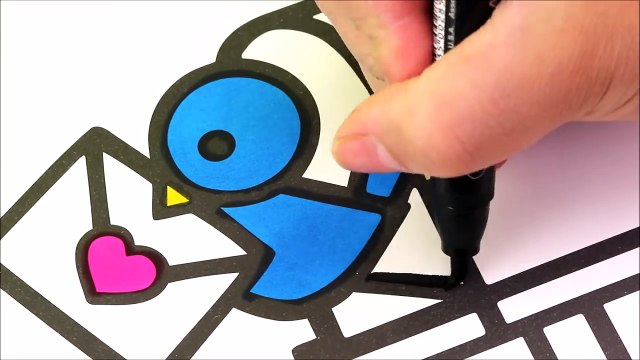 HELLO KITTY mailing a letter in the MAILBOX! _ Crayola Coloring Book _ SPEED COLORING-ls76cV-P1Hg