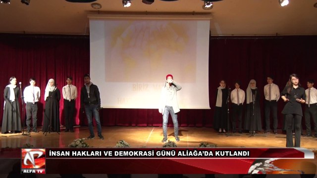 İnsan Hakları Ve Demokrasi Günü Aliağa’da Kutlandı