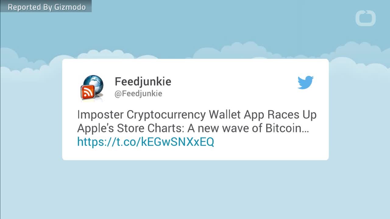 Imposter Cryptocurrency Wallet App Races Up Apple's Store Charts