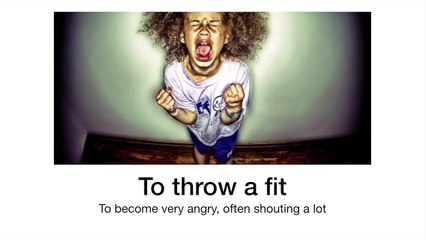 Idioms Related to Anger
