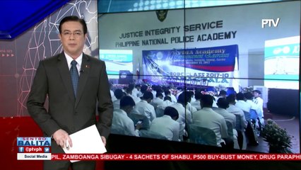 Mahigit 120 drug enforcement officers, nagtapos ngayong araw