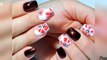 Nail design gel nail polish over wet flower. Try this simple and fashionable manicure 2017-TNN62DXm9NM