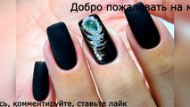 Nail design gel with lacquer and rhinestones. Simple and fashionable # manicure 2017-2bEDht0dbMY