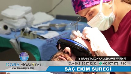 Saç Ekimi Aşamaları ve Sonuçları- DORA HOSPITAL