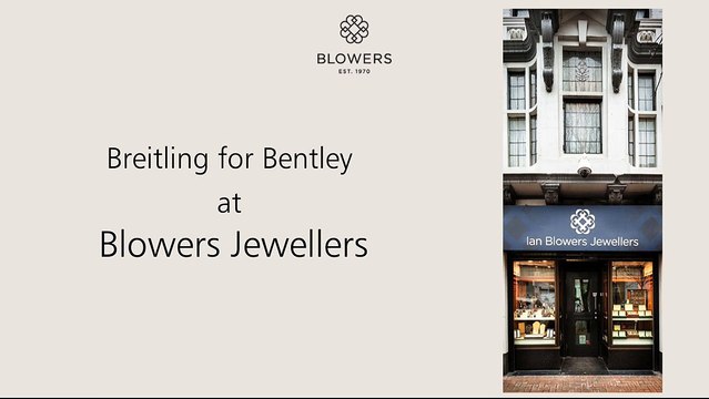 Breitling For Bentley at Blowers Jewellers