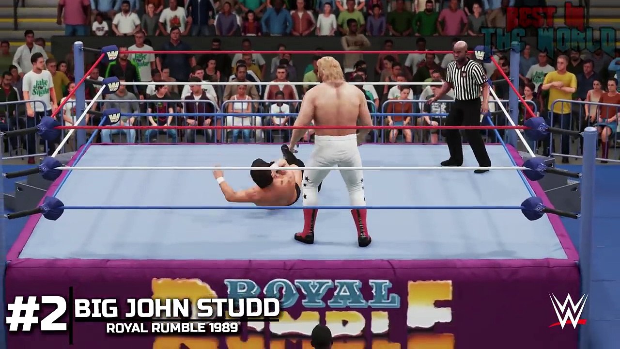 All Royal Rumble Winners 1988 To 2017! ( WWE 2K18 )