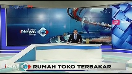 Dua Ruko Produksi Lilin di Penjaringan Terbakar