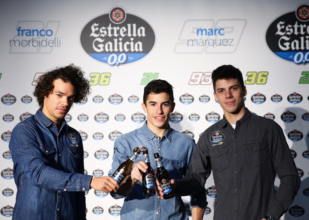 VÍDEO: Estrella Galicia lleva a Madrid a los tres campeones de MotoGP 2017