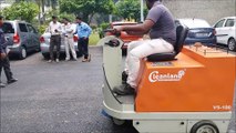 Battery Operated Sweeping Machine: Cleanland