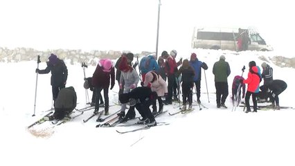 Yüksekovalı Kayakçılar Yarışlara İddialı Hazırlanıyor