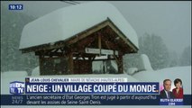 Dans les Hautes-Alpes, un village est coupé du monde par la neige