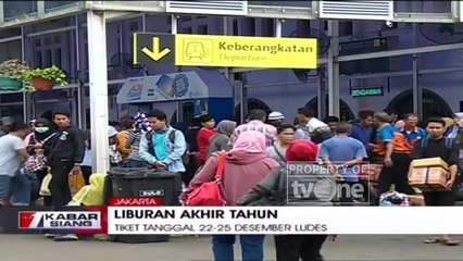 Tiket Kereta Api di Pasar Senen Ludes Terjual Jelang Tahun Baru dan Libur Natal