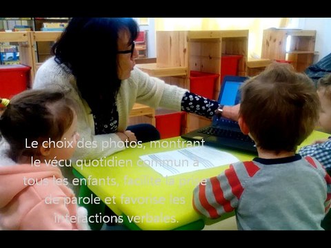 CARDIE Caen : une séance de langage pour les moins de trois ans - Ecole maternelle Henri Sellier (Colombelles 14)