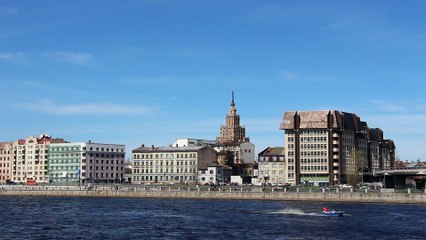 Riga city centre from Daugava river