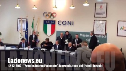 12-12-2017 - "Premio Andrea Fortunato", la premiazione dei fratelli Inzaghi