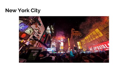 Robert Trinagel: Cities for New Year Celebrations 2018