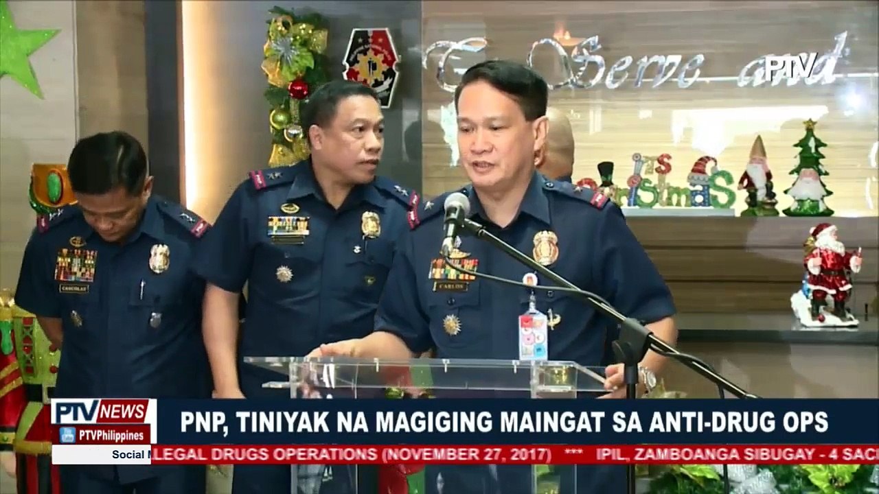 PNP, tiniyak na magiging maingat sa anti-drug ops