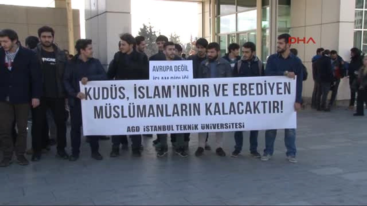 Anadolu Gençlik Derneği'nden Kudüs Protestosu