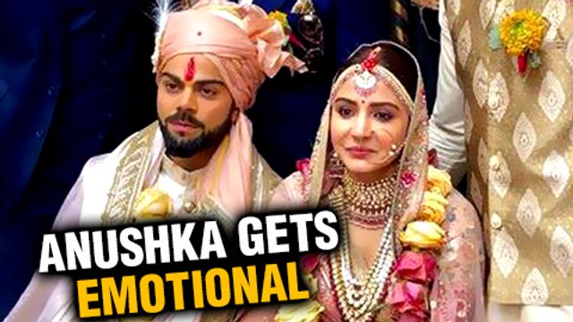 Anushka Sharma CRIES At Wedding Mandap VIDEO Virat Kohli Anushka Sharma Wedding