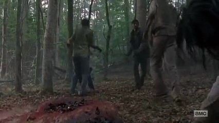 The Walking Dead - How Carl was bitten and you did not see it
