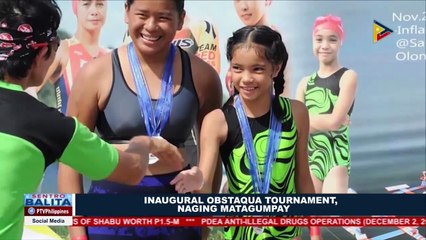 SPORTS BALITA: Inaugural Obstaqua Tournament, naging matagumpay