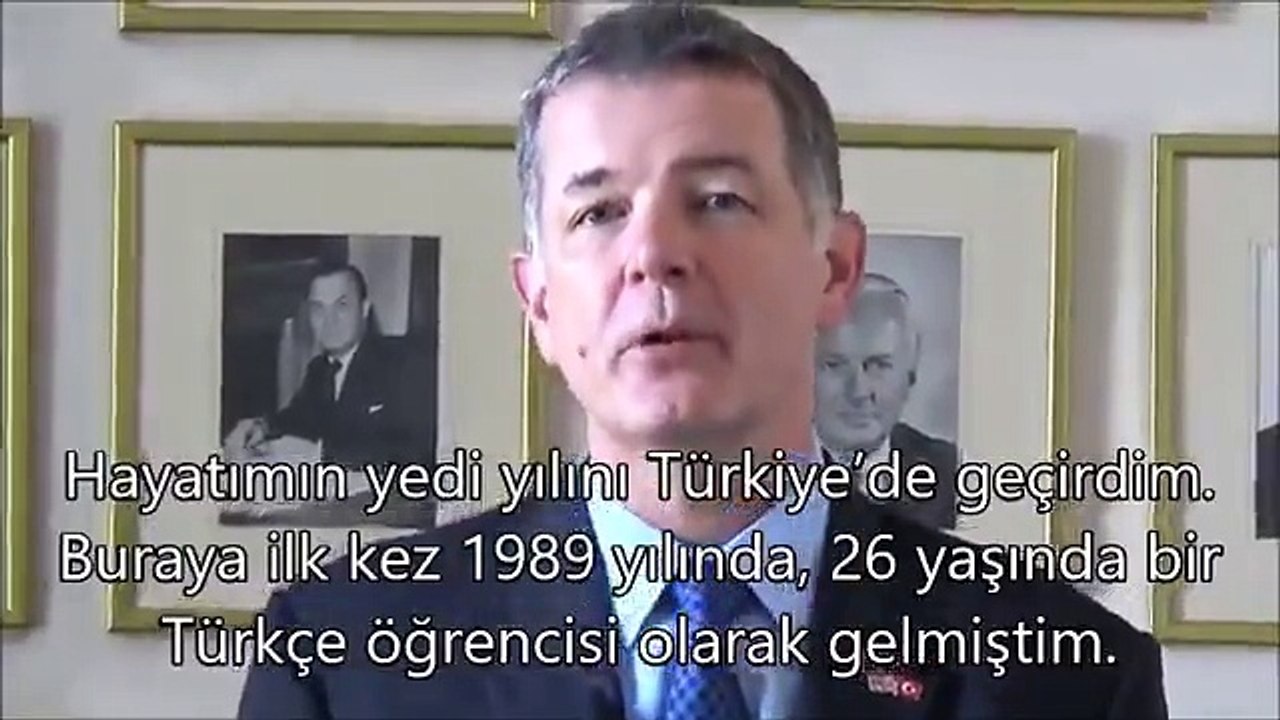 İngiliz Büyükelçi'den 'Siyah - Beyaz' Veda Mesajı