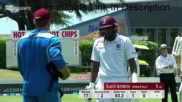 New Zealand vs West Indies 2nd Test Day 4 Highlights NZ vs WI 2nd Test Day 4 H