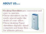 Get Desktop Shredders Online at Jtfbus.com