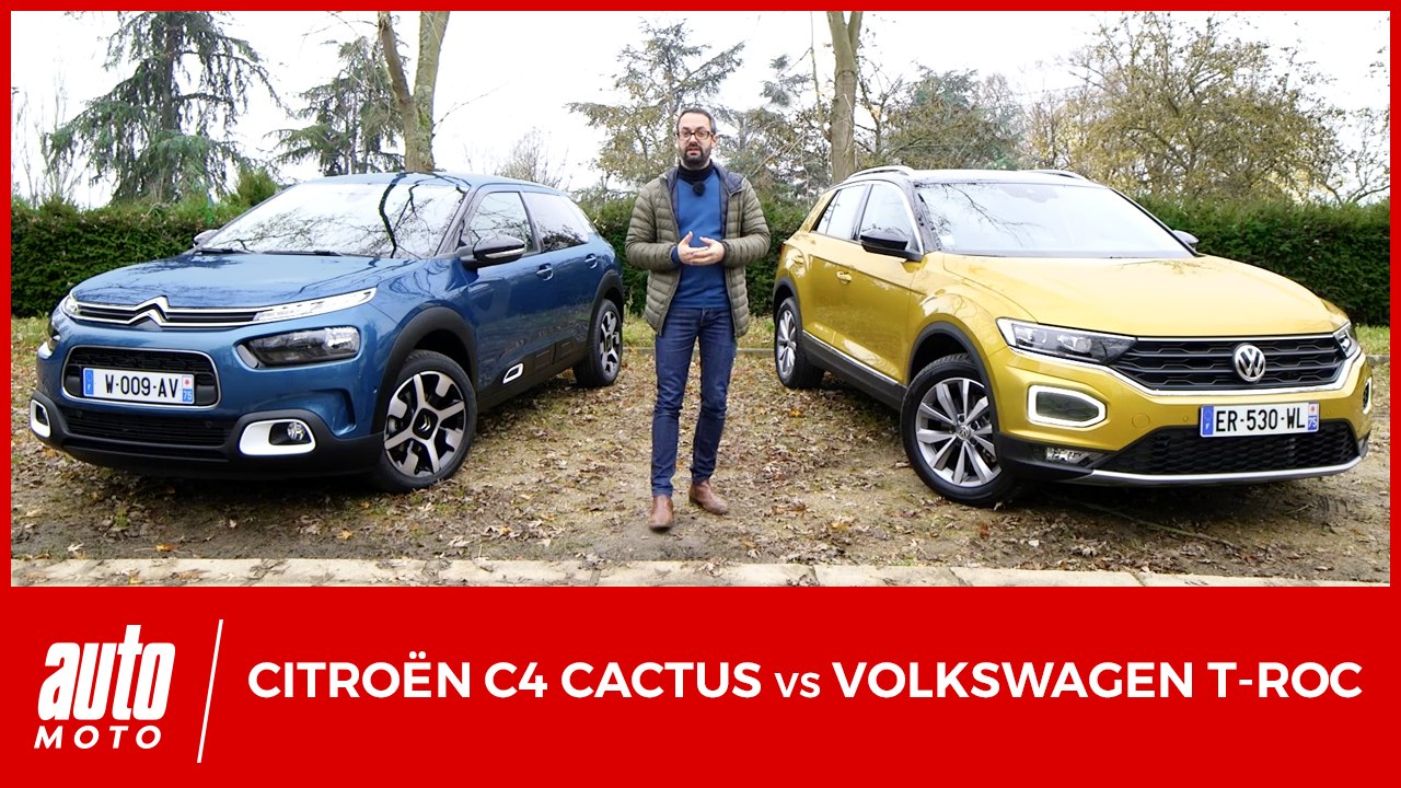 Citroën C4 Cactus vs Volkswagen T-Roc : premier duel