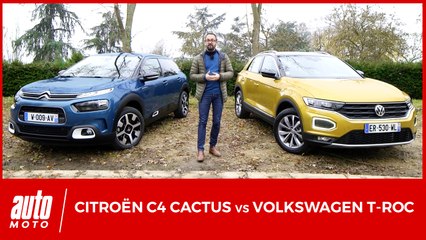 Citroën C4 Cactus vs Volkswagen T-Roc : premier duel