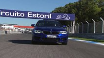 The BMW M5 on the Race Track Car to Car camera in Estoril