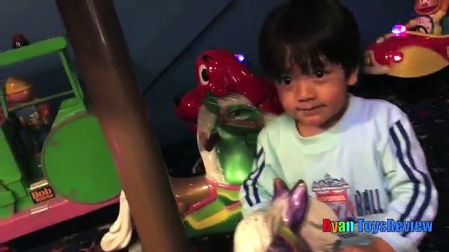 Family Fun Play Area for Kids Arcades Games Children Play Center Amusement Rides Ryan ToysReview