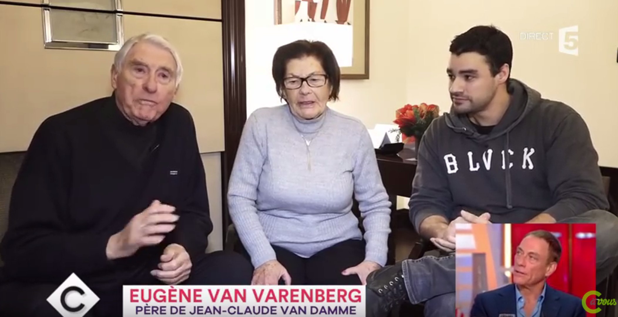 Jean-Claude Van Damme gets émotional watching his parents & son - Vidéo  Dailymotion
