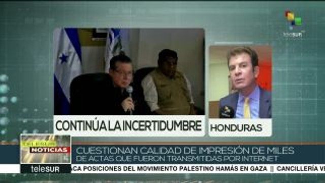 Nasralla: Existen 2 juegos originales de actas electorales