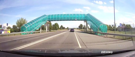 Car driving in Russia (Alekseevskoe) - Dash cam video 2016