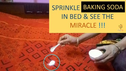 She Sprinkles Baking Soda All Over The Bed and See the Miracle 2018