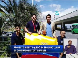 Proyecto Biobyte quedó en segundo lugar en concurso History Channel