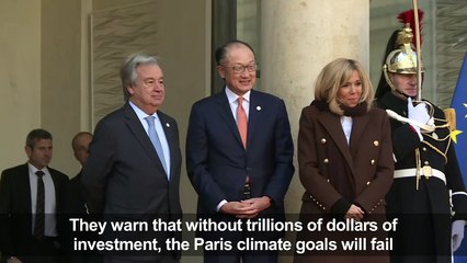 World leaders in Paris seek cash for climate crunch